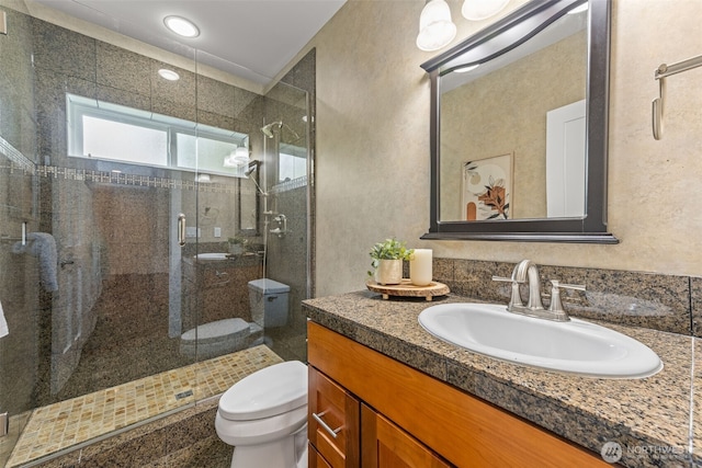 11028 E Riverside Dr, Bothell, WA 98011 - full bathroom with vanity and a shower stall