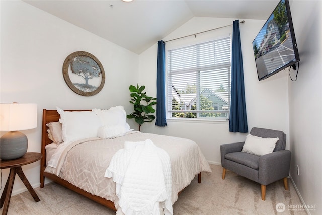 13000 Admiralty Way # D303, Everett, WA 98204 - carpeted bedroom with lofted ceiling and baseboards