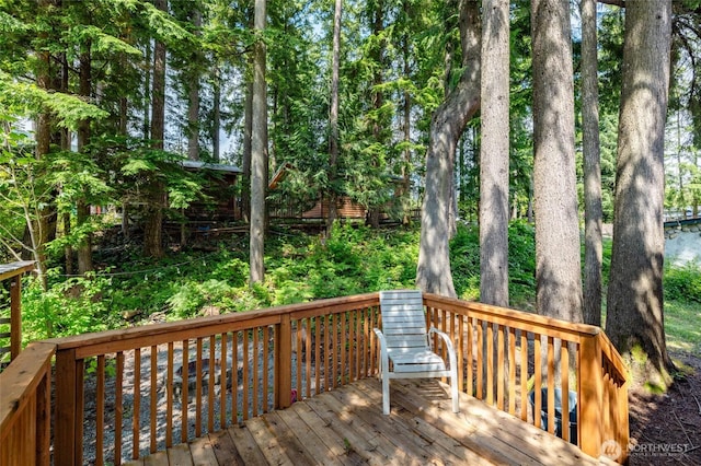 8471 Golden Valley Dr, Maple Falls, WA 98266 - view of wooden deck