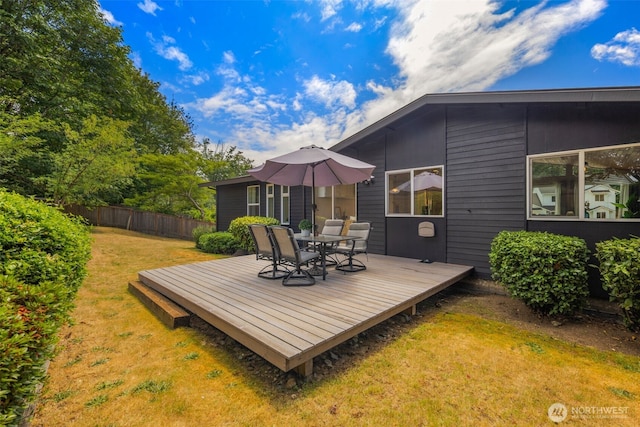 2012 SE 18th Ct, Renton, WA 98055 - deck featuring outdoor dining space