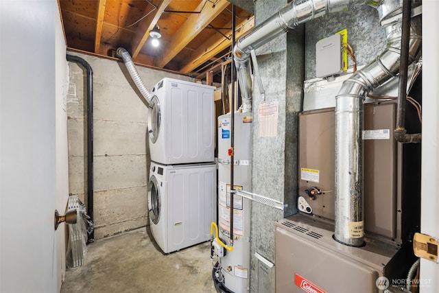 2012 SE 18th Ct, Renton, WA 98055 - utilities featuring estacked washer and dryer and secured water heater