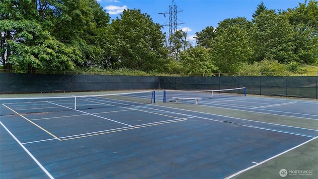 2012 SE 18th Ct, Renton, WA 98055 - view of tennis court with community basketball court