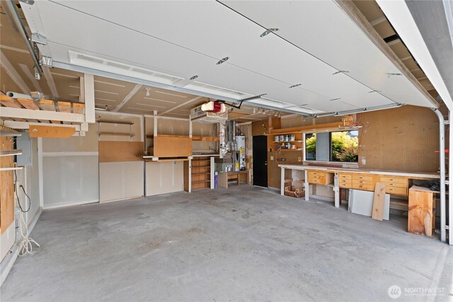 1708 24th Ct, Anacortes, WA 98221 - garage featuring a workshop area and a garage door opener