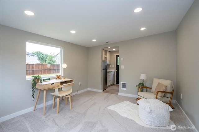 15512 Elm St E, Sumner, WA 98390 - office space featuring recessed lighting and light carpet