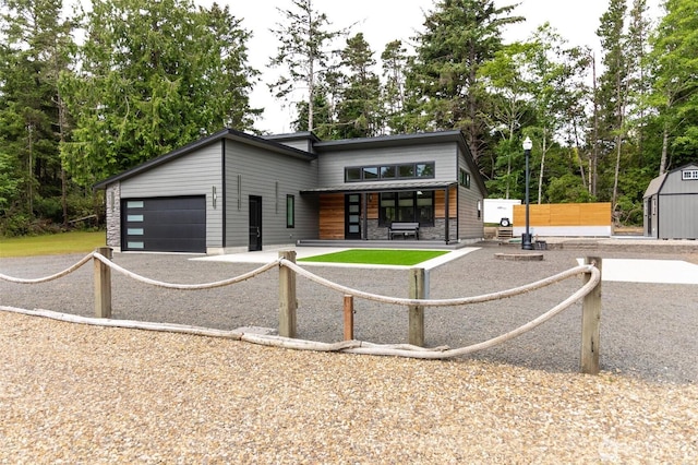 29813 L Ln, Ocean Park, WA 98640 - view of front of property featuring stone siding and an attached garage