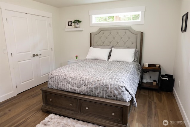 29813 L Ln, Ocean Park, WA 98640 - bedroom with wood finished floors and a closet