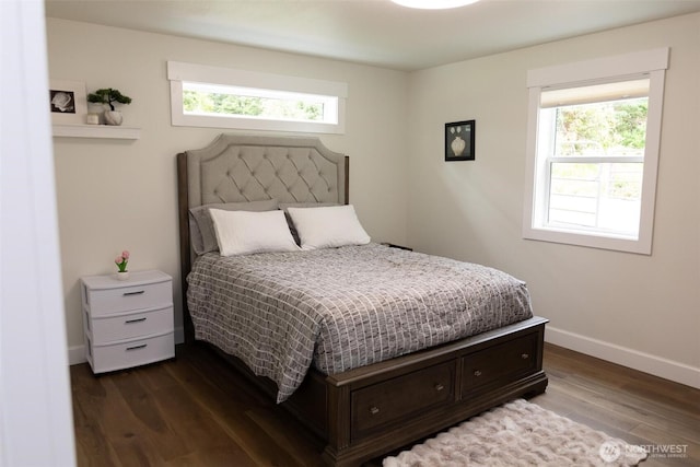 29813 L Ln, Ocean Park, WA 98640 - bedroom featuring dark wood-style flooring and multiple windows