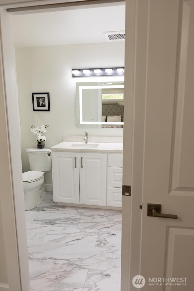 29813 L Ln, Ocean Park, WA 98640 - bathroom with marble finish floors and vanity