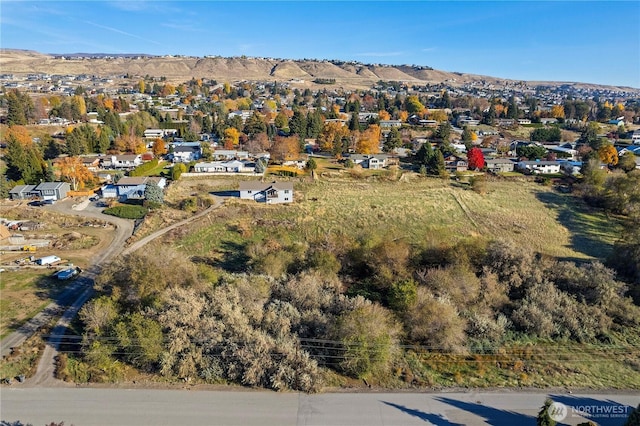 2599 NW Columbia Ave, East Wenatchee, WA 98802 - aerial view of property and surrounding area with nearby suburban area