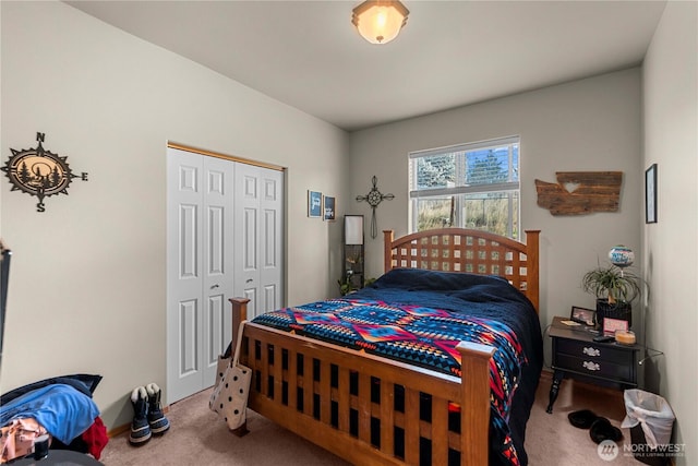 2599 NW Columbia Ave, East Wenatchee, WA 98802 - bedroom with carpet floors and a closet