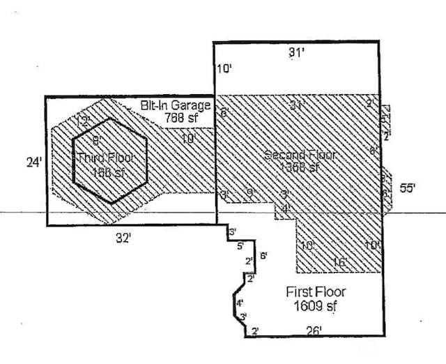 832 Whale Ct SW, Ocean Shores, WA 98569 - view of home floor plan
