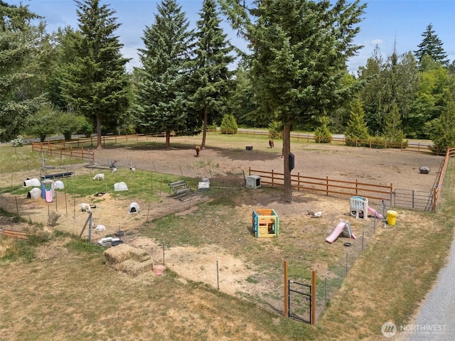 33320 27th Ave E, Roy, WA 98580 - view of yard featuring a dog friendly area and a rural view