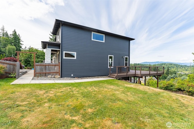 1818 36th St, Bellingham, WA 98226 - back of house with a deck