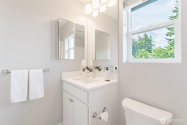1818 36th St, Bellingham, WA 98226 - half bath featuring vanity and toilet