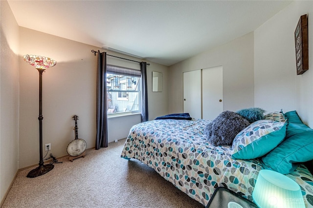 629 N 7th Ave, Sequim, WA 98382 - carpeted bedroom with lofted ceiling and a closet