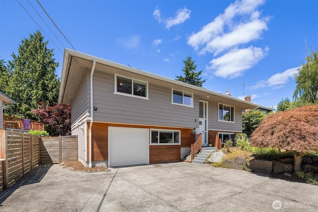 16011 Sunnyside Ave N, Shoreline, WA 98133 - bi-level home featuring driveway and a chimney