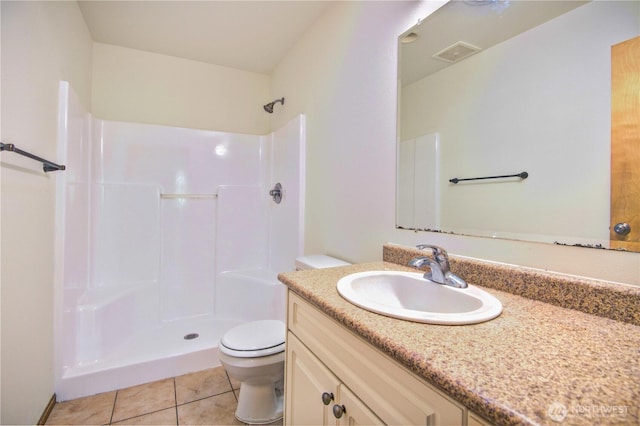8391 Richmond Park Rd, Birch Bay, WA 98230 - bathroom featuring tile patterned floors, vanity, and a shower