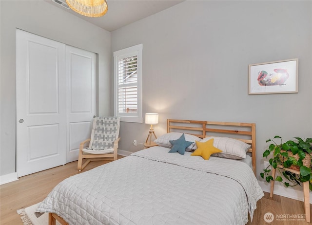 4561 Albatross St, Port Townsend, WA 98368 - bedroom featuring wood finished floors and a closet