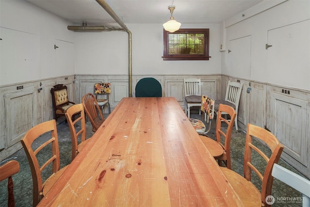 408 Bellevue Ave E Unit 306, Seattle, WA 98102 - dining room with a wainscoted wall