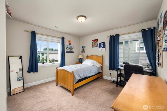 4410 Sentinel Ct, Gig Harbor, WA 98332 - bedroom with light carpet and an office area