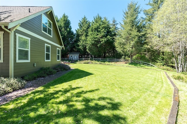8012 105th Ave SW, Olympia, WA 98512 - view of yard featuring a storage shed