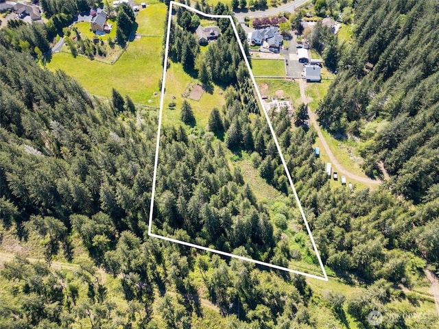 8012 105th Ave SW, Olympia, WA 98512 - aerial overview of property's location featuring property boundaries highlighted