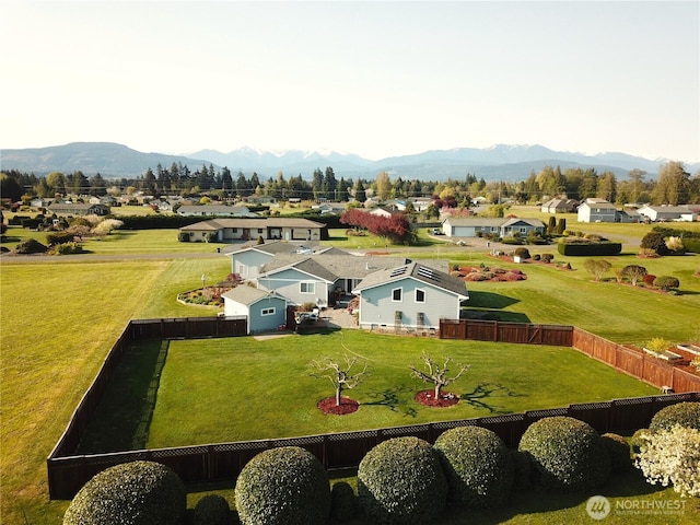 51 Sheree Ln, Sequim, WA 98382 - aerial view of residential area with a mountainous background