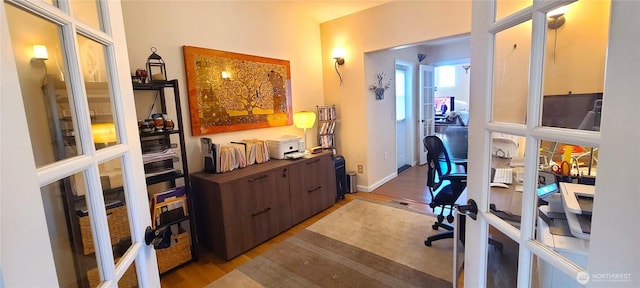 51 Sheree Ln, Sequim, WA 98382 - office with wood finished floors