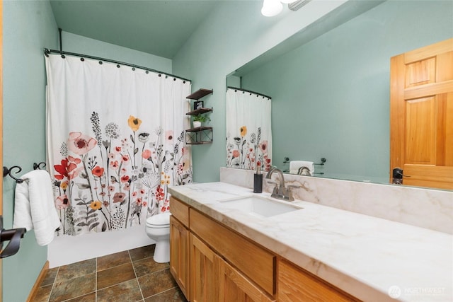 15949 159th Ln SE, Yelm, WA 98597 - full bath with vanity and stone finish floors
