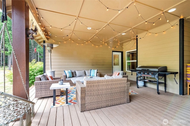 15949 159th Ln SE, Yelm, WA 98597 - deck with outdoor lounge area and grilling area