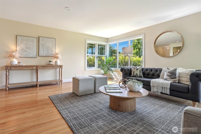 10718 12th Ave NW, Seattle, WA 98177 - living area with wood finished floors