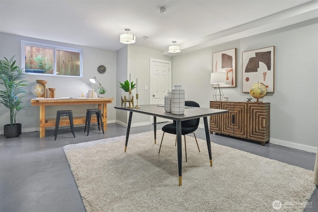 10718 12th Ave NW, Seattle, WA 98177 - office area with concrete flooring and baseboards
