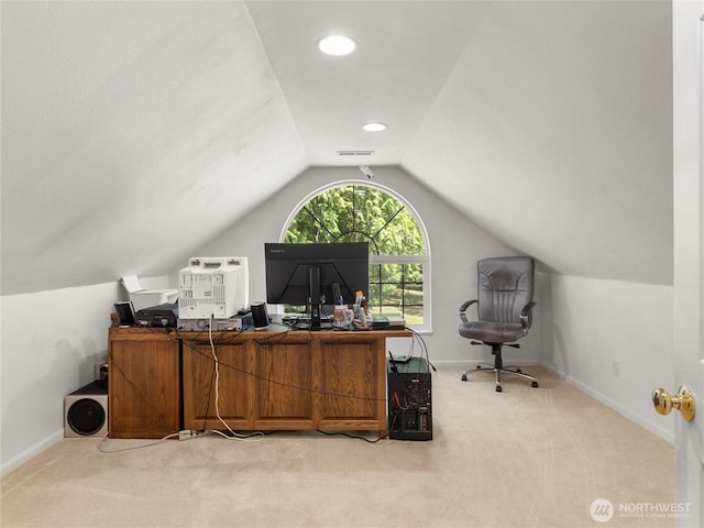 7842 Delphi Rd SW, Olympia, WA 98512 - office space with vaulted ceiling and light carpet