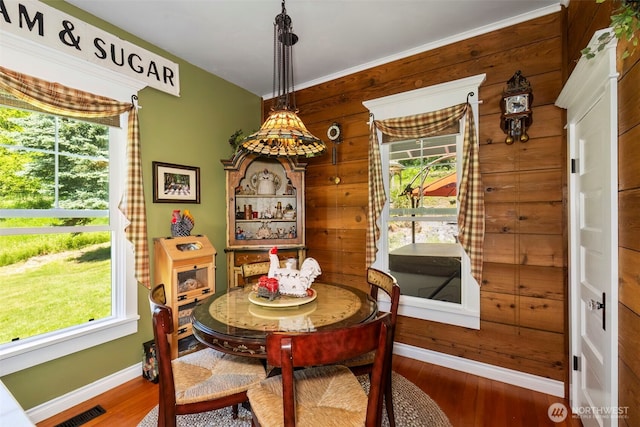 281 Jarvis Rd, Mossyrock, WA 98564 - dining space with plenty of natural light and wood finished floors