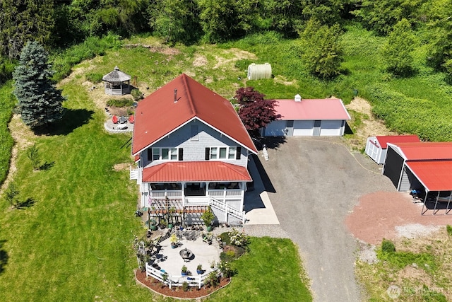 281 Jarvis Rd, Mossyrock, WA 98564 - aerial view of property and surrounding area