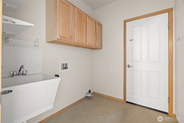 18130 Sunrise Ridge Ave NE, Poulsbo, WA 98370 - laundry area featuring washer hookup and cabinet space