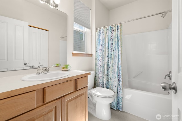 18130 Sunrise Ridge Ave NE, Poulsbo, WA 98370 - full bathroom with vanity and shower / bath combo