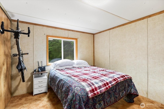 18025 Cedar Ponds Rd, Monroe, WA 98272 - carpeted bedroom featuring ornamental molding