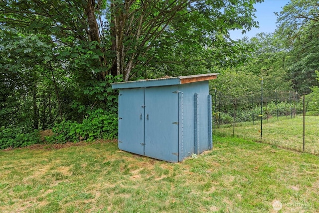 18025 Cedar Ponds Rd, Monroe, WA 98272 - view of shed with a wooded view
