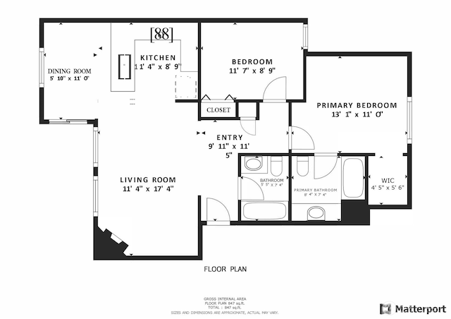 4231 NE 5th St Unit C102, Renton, WA 98059 - view of floor plan / room layout