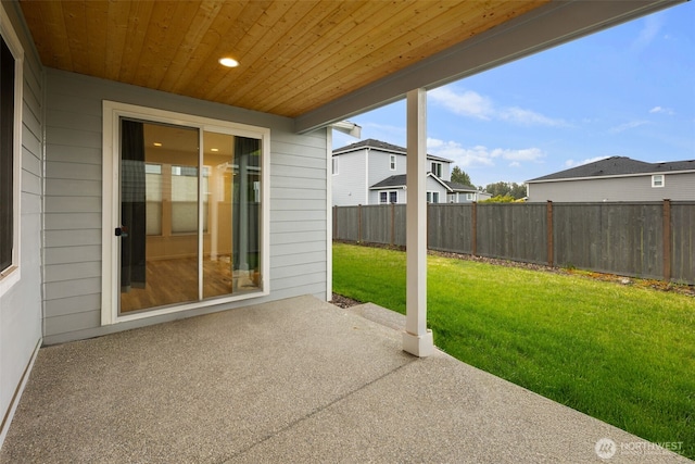 12619 176th St E, Puyallup, WA 98374 - fenced backyard featuring a patio area