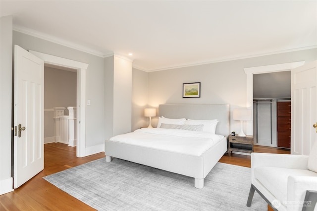 2823 34th Ave S, Seattle, WA 98144 - bedroom with wood finished floors and ornamental molding
