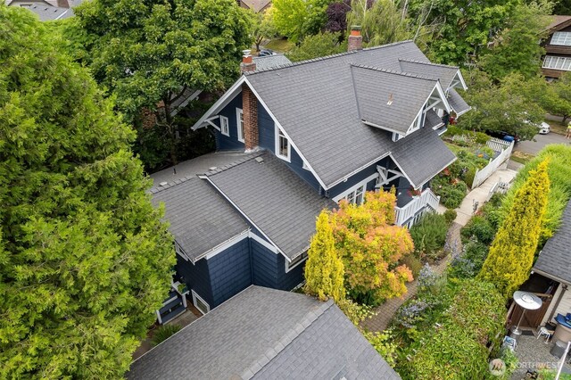 2823 34th Ave S, Seattle, WA 98144 - aerial view of property and surrounding area