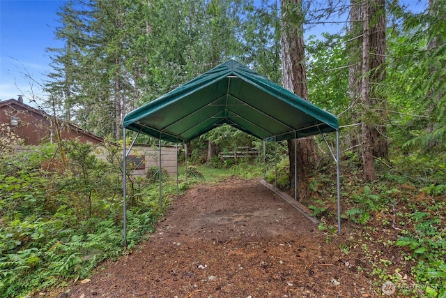 2120 E Spencer Lake Rd, Shelton, WA 98584 - view of vehicle parking featuring a carport