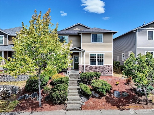 18527 97th Ave E, Puyallup, WA 98375 - view of front of home featuring stone siding