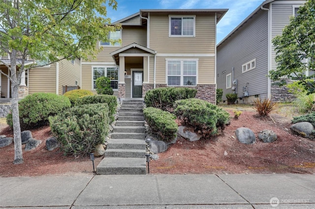 18527 97th Ave E, Puyallup, WA 98375 - view of front facade featuring stone siding