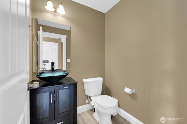 18527 97th Ave E, Puyallup, WA 98375 - bathroom with vanity and wood finished floors