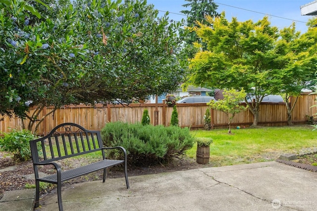 1401 Lum Rd, Centralia, WA 98531 - fenced backyard with a patio area