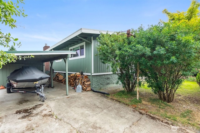1401 Lum Rd, Centralia, WA 98531 - view of patio with concrete driveway