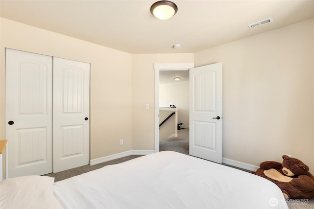 1803 65th Ct SE, Tumwater, WA 98501 - bedroom with a closet and carpet floors